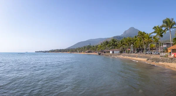 Vista Panorámica Playa Praia Pereque Ilhabela Sao Paulo Brasil — Foto de Stock