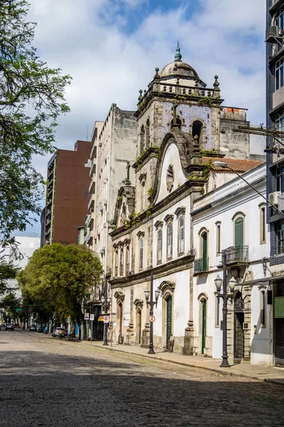 Igreja Convento Carmo Santos San Paolo Brasile — Foto Stock