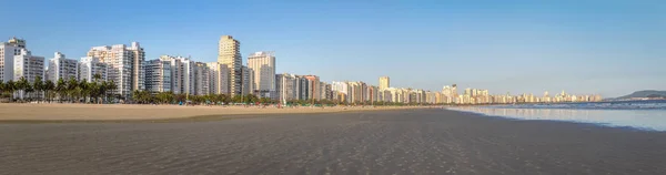 Santos Beach City Skyline Santos São Paulo Brasil — Fotografia de Stock