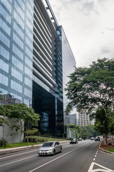 Builidings Faria Lima Avenue Sao Paulo finansal bölgesinde - Sao Paulo, Brezilya