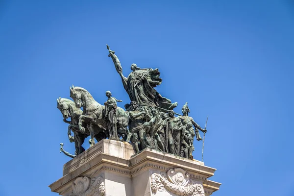 Μνημείο Της Ανεξαρτησίας Της Βραζιλίας Monumento Ένα Independencia Brasil Στο — Φωτογραφία Αρχείου