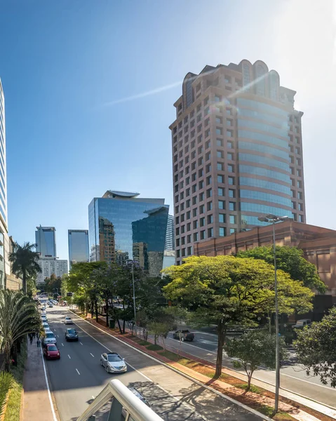 Edifícios Bairro Morumbi Distrito Financeiro São Paulo São Paulo Brasil — Fotografia de Stock