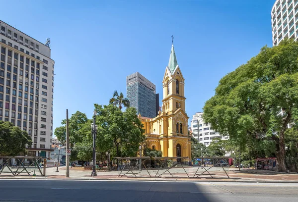 Nossa Senhora yapmak Rosario dos Homens Pretos (siyah erkekler tespih Our Lady) kilisede Largo Paicandu - Sao Paulo, Brezilya
