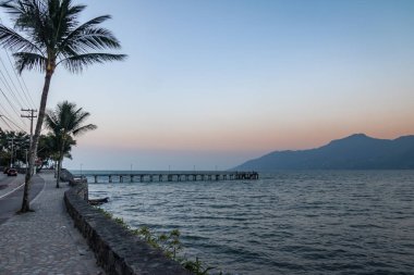 Sao Sebastiao Pontal İskelesi Sao Sebastiao, Sao Paulo, Brezilya
