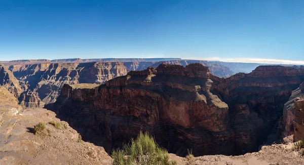 Panoramatický Výhled Grand Canyon Západ Rim Arizona Usa — Stock fotografie