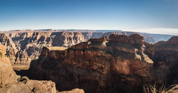 Panoramatický Výhled Grand Canyon Západ Rim Arizona Usa — Stock fotografie