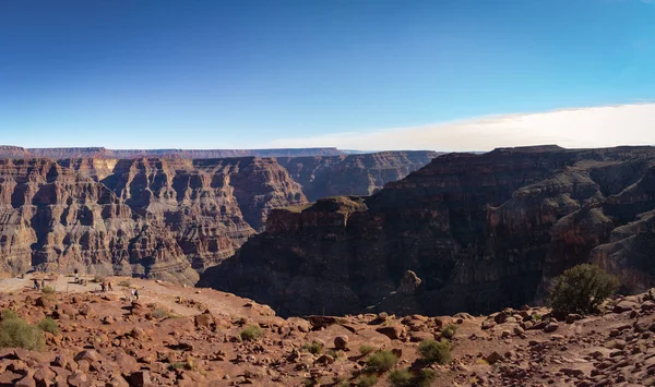 Panoramatický Výhled Grand Canyon Západ Rim Arizona Usa — Stock fotografie