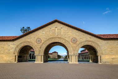Memorial mahkeme Stanford Üniversitesi Kampüsü - Palo Alto, Kaliforniya, ABD
