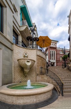 Rodeo Drive sokak Çeşmesi Beverly Hills - Los Angeles, Kaliforniya, ABD