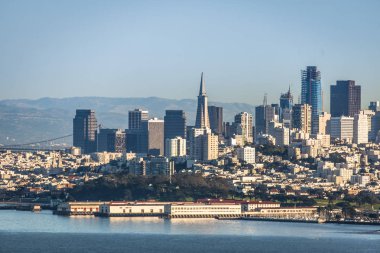 San Francisco şehir manzarası - San Francisco, Kaliforniya, ABD