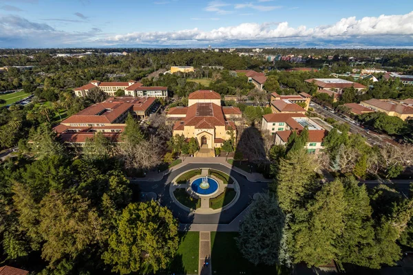 Vue Aérienne Campus Université Stanford Palo Alto Californie États Unis — Photo