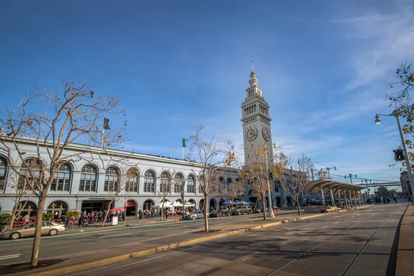 Сан Франциско Ferry Building Причал Сан Франциско Каліфорнія Сша — стокове фото