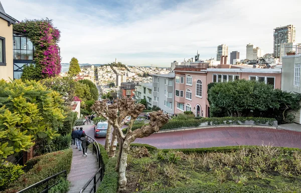 Lombard Street San Francisco California Estados Unidos — Foto de Stock