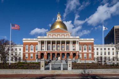 Massachusetts State House - Boston, Massachusetts, USA clipart