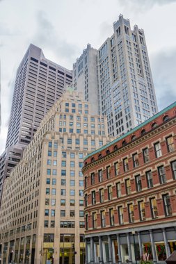 Boston finansal bölge binaları - Boston, Massachusetts, ABD