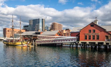 Boston, Amerika Birleşik Devletleri - 01 Aralık 2016: Boston Çay Partisi Müzesi - Bost