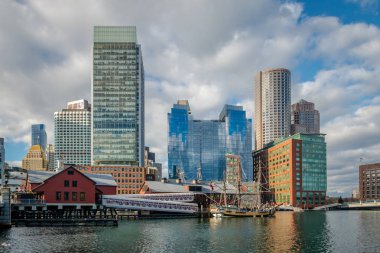 Boston, Amerika Birleşik Devletleri - 01 Aralık 2016: Boston Çay Partisi Müzesi ve CI