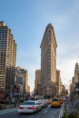 New York, ABD - 03 Aralık 2016: Flatiron Binası - New York