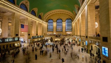 New York, ABD - 07 Aralık 2016: Grand Central Sta içinin