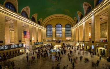 New York, ABD - 07 Aralık 2016: Grand Central Sta içinin