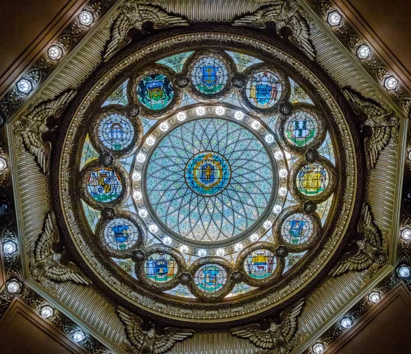 Boston Usa November 2016 Inner Dome Detail Memorial — Stock Photo, Image