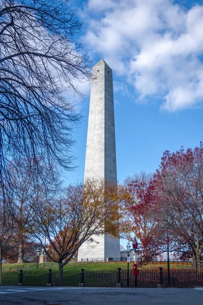 Bunker Hill Monument Boston Massachusetts — Foto de Stock