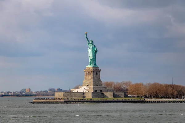 Статуя Острова Свободы Нью Йорк Сша — стоковое фото