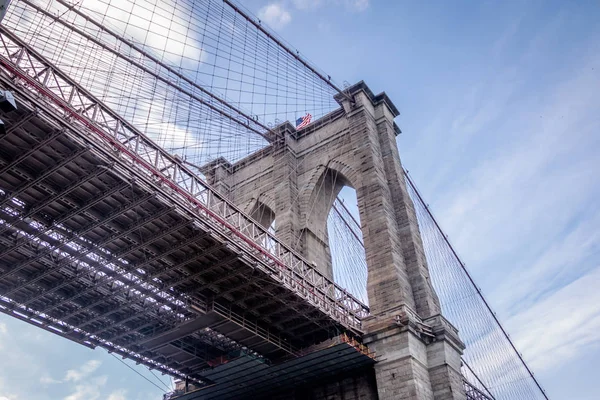 Puente Brooklyn Nueva York Estados Unidos — Foto de Stock