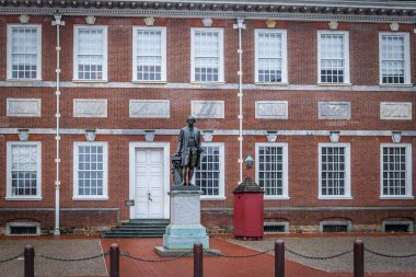 George Washington Bağımsızlık Binası - Philadelphia adlı heykeli,