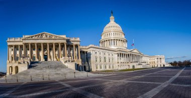 Amerika Birleşik Devletleri Capitol binası - Washington, D panoramik manzaralı