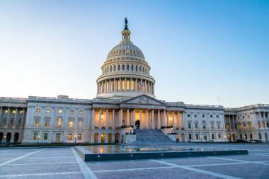 ABD Capitol Binası, günbatımı - Washington, Dc, ABD