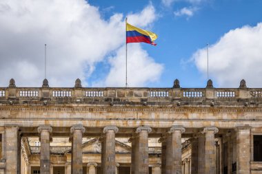 Kolombiya Ulusal Capitol ve Kongre - Bogotá, Kolombiya Bolivar Meydanı'nda yer alan