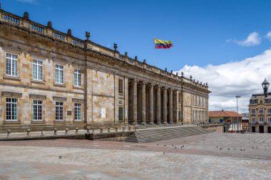 Kolombiya Ulusal Capitol ve Kongre - Bogotá, Kolombiya Bolivar Meydanı'nda yer alan