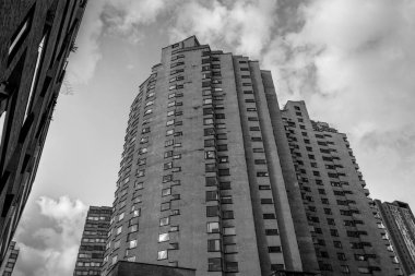 Siyah ve beyaz Downtown Bogota - Bogotá, Kolombiya bina konut