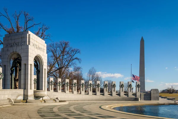 World War Memorial Washington Monument Washington — Stock Photo, Image