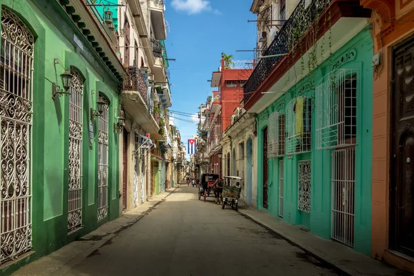 Old Havana Downtown Street Habana Cuba — Foto de Stock
