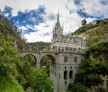 Las Lajas Sığınağı - Ipiales, Kolombiya