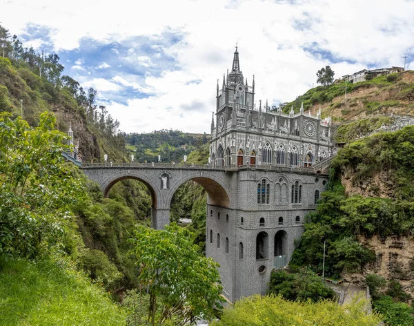 Las Lajas Sanctuary Ipiales Colombia — 스톡 사진