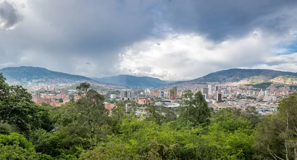 Vista Aérea Medellín Colômbia — Fotografia de Stock