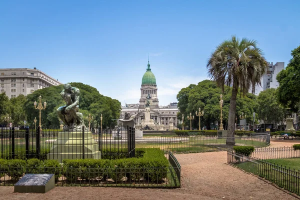 Plaza Congreso Nationaal Congres Buenos Aires Argentinië — Stockfoto