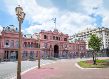 Casa Rosada (Pink House), Argentinian Presidential Palace - Buenos Aires, Argentina clipart
