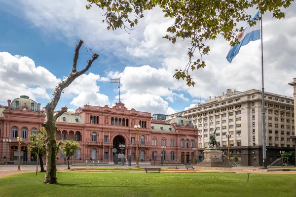 Casa Rosada Рожевий Будинок Аргентинський Президентського Палацу Буенос Айрес Аргентина — стокове фото