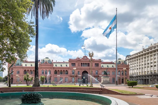 Casa Rosada Pink House Argentyński Pałac Prezydencki Buenos Aires Argentyna — Zdjęcie stockowe