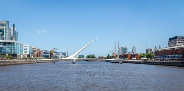 Puerto Madero Und Puente Mujer Frauenbrücke Buenos Aires Argentinien — Stockfoto