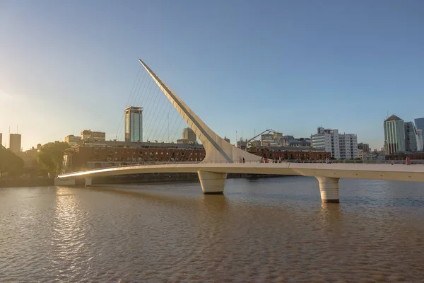 Ponte Delle Donne Puente Mujer Puerto Madero Buenos Aires Argentina — Foto Stock