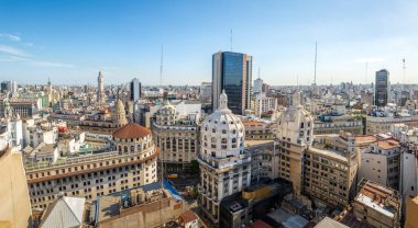 Yüksek çözünürlükte - Buenos Aires, Arjantin Buenos Aires şehrin havadan görünümü