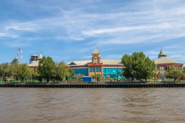 Buenos Aires, Arjantin - 6 Şubat 2018: Aquafan su park - Tigre, Buenos Aires Eyaleti, Arjantin