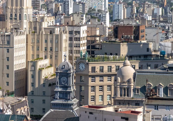 国造りとダウンタウン ブエノスアイレス アルゼンチンのブエノス アイレス市庁舎タワー空撮の知事協議会 — ストック写真
