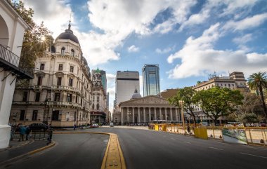 Şehir Buenos Aires ve Büyükşehir Katedrali - Buenos Aires, Arjantin