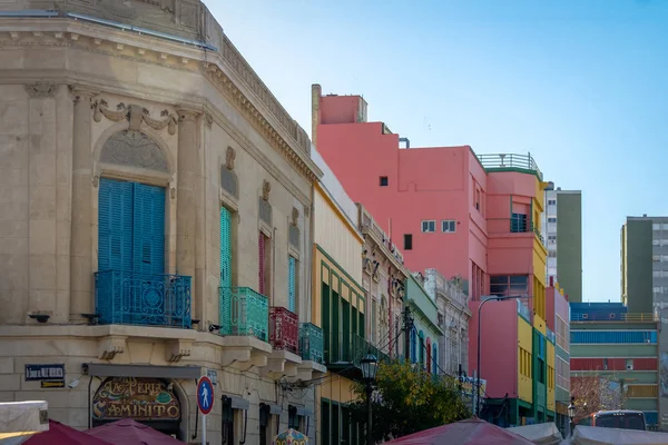 Buenos Aires Argentina Maggio 2018 Edifici Colorati Nel Quartiere Boca — Foto Stock